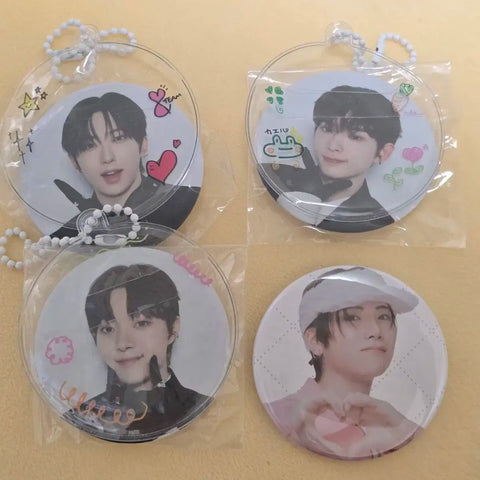 &TEAM EJO, YUMA, FUMA, HARUA Can Badge Bundle Transfer