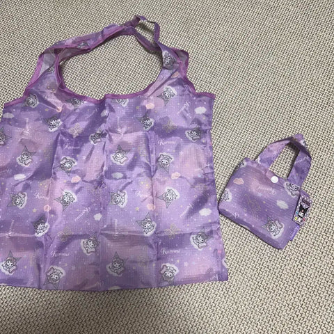Kuromi foldable shopping bag