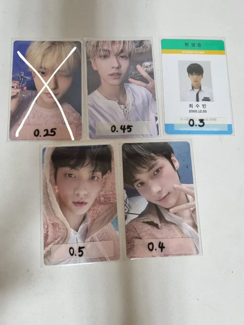 TXT photocard sale