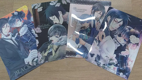 Black Butler A4 Clear File for Sale