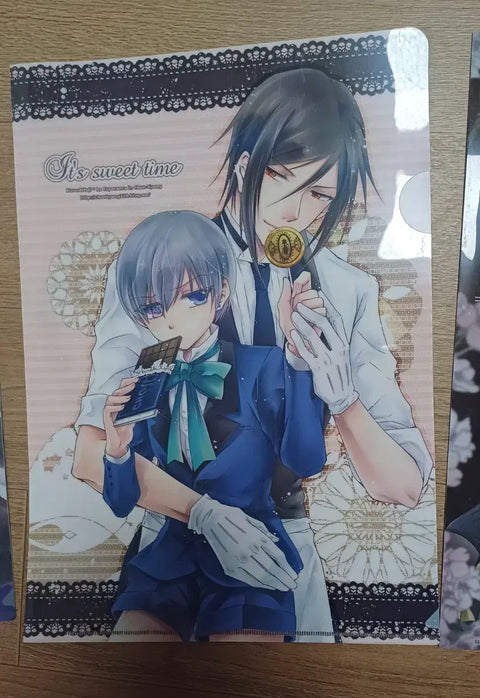 Black Butler A4 Clear File for Sale