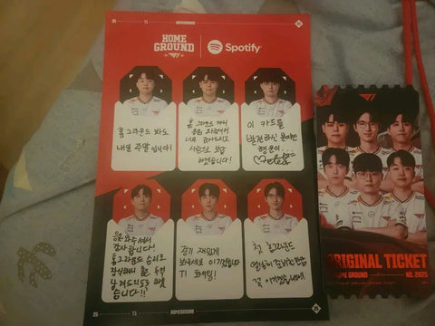 T1 Home Ground Valorant Postcard + Ticket