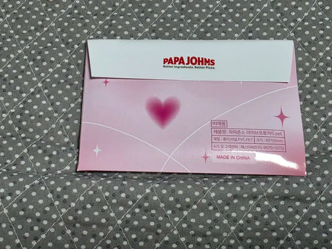 Papa John's IVE Photocard