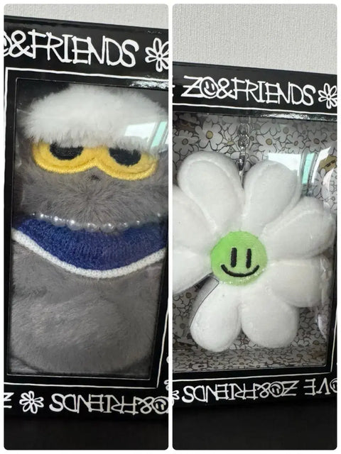 Bulk sale) G-Dragon Joann Friends Joa Plush Keyring Gray