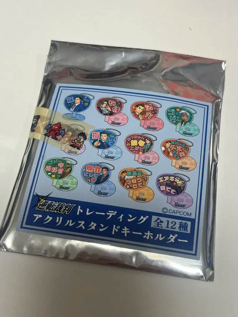 Ace Attorney Godot Uchiwa Acrylic Stand Keyholder