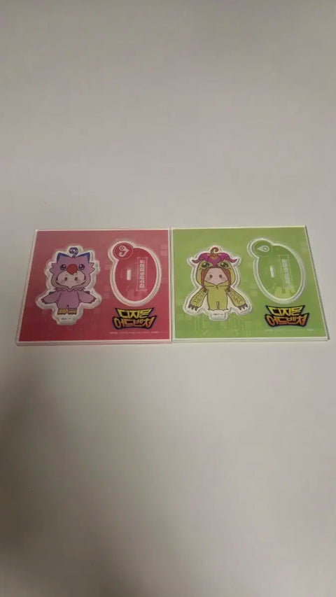 Digimon Exhibition Acrylic Stand Sora Mina Bundle