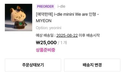 (G)I-DLE Miyeon Minnie doll transfer/sale
