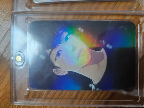 Selling trainee hologram photocard.