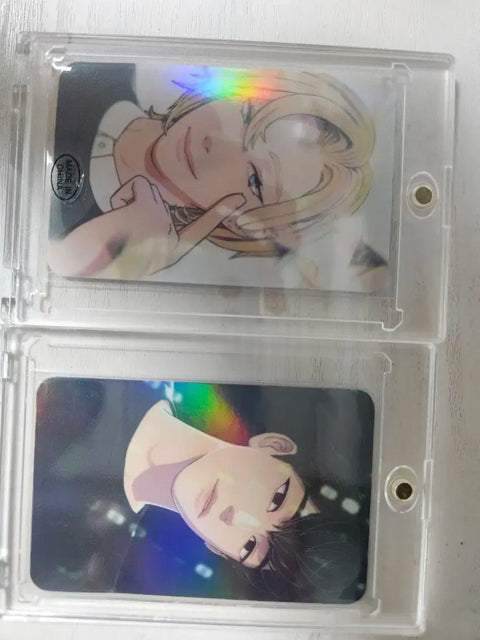 Selling trainee hologram photocard.