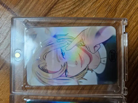 Selling trainee hologram photocard.