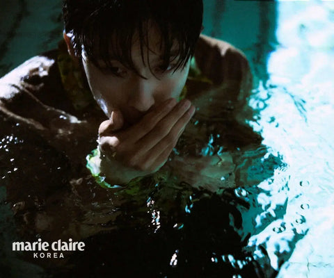 Transfer of Marie Claire magazine featuring pictorial and interview of actor Hong Kyung.