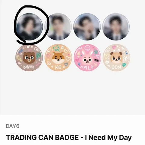 DAY6 Sungjin Trading Can Badge