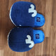 Monsta X Minhyuk Whale Character Fur Slippers Blue