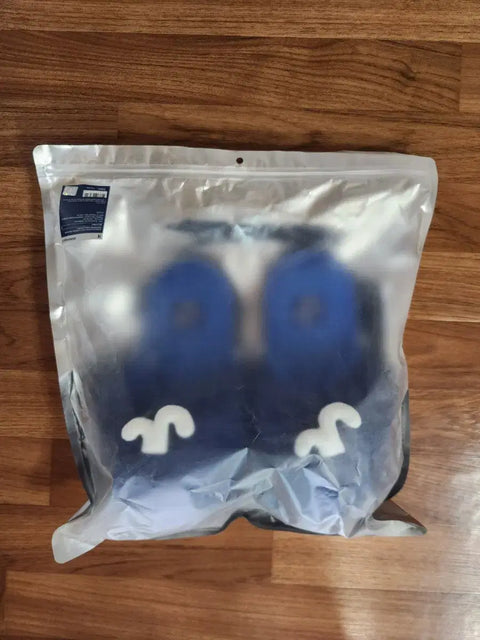Monsta X Minhyuk Whale Character Fur Slippers Blue