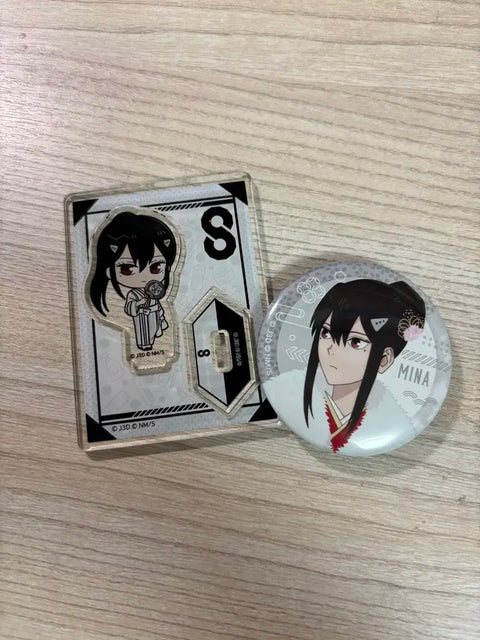 Batch) Kaiju No. 8 Ashiro Gokurakuyu Mini Acrylic Can Badge Collection