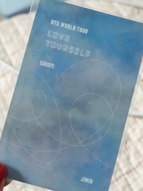 BTS Bangtan Boys BTS Love Yourself Concert Europe DVD Jimin photocard transfer