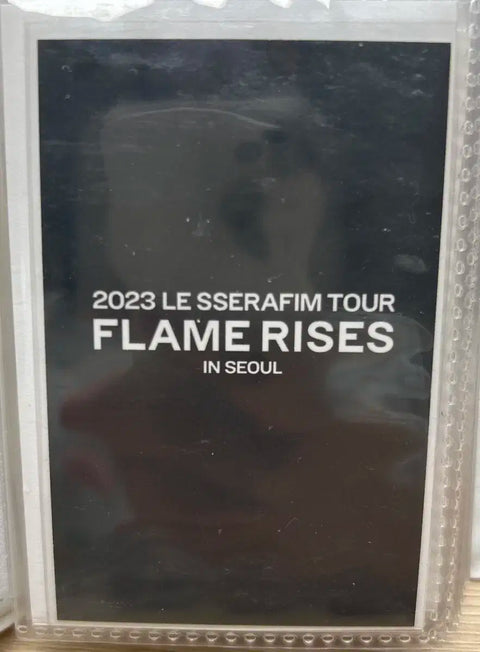 Hong Eunchae FLAME RISES Tour Bloom Zone photocard urgent sale