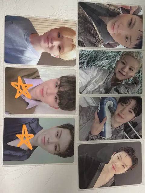 Seventeen Woozi photocards 7ea, selling as a set