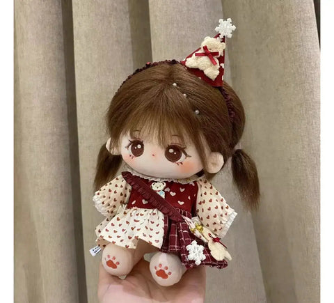 20cm Doll Clothes Cat Island Story Vintage Heart