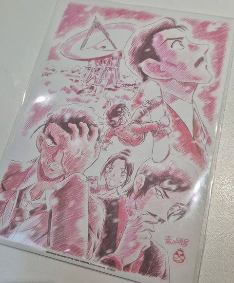 Detective Conan: The Black Iron Submarine Week 3 Bonus Original Art Visual Board
