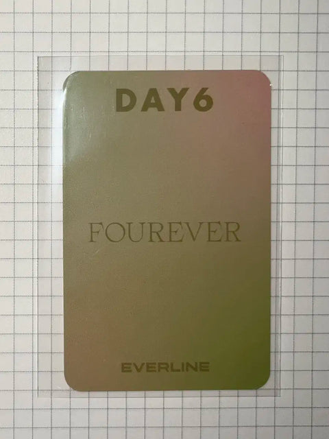 DAY6 Young K Lucky Draw Photocard