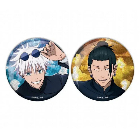 Jujutsu Kaisen Hidden Inventory/Premature Death Lame Kira Pair Can Badge Set - Gojo Satoru Geto Suguru