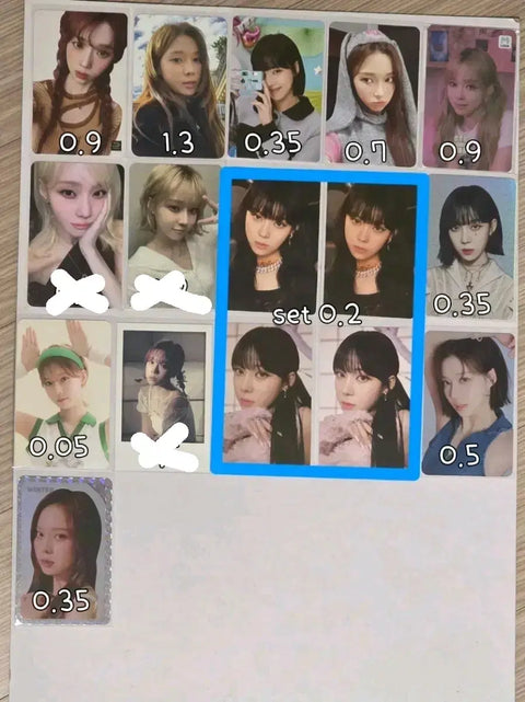 aespa Winter photocard holoca transfer