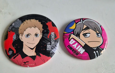 Batch) Haikyuu Yakou Morisuke Miya Osamu Badge
