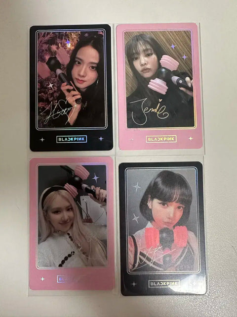 Blackpink lightstick photocard bundle blackpink cheering stick photocard