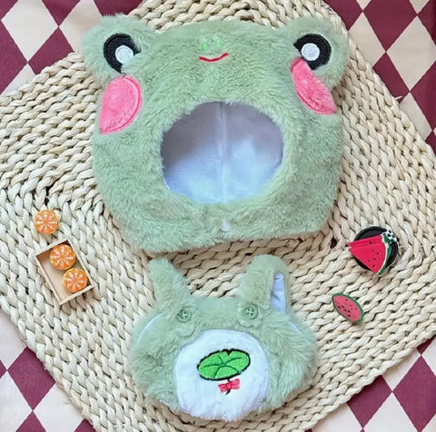 Frog 20cm Plush Doll Clothes
