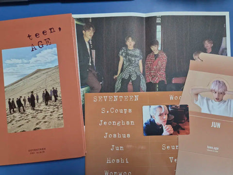 Album Seventeen Clap Phiên bản màu cam
