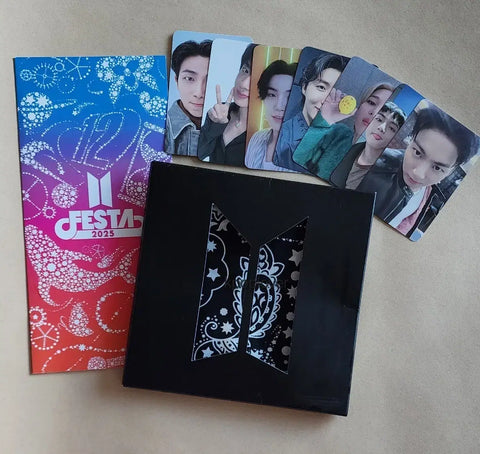 BTS Bangtan Boys 2025 Festa Army Zone Special Bandana Photocard Pamphlet