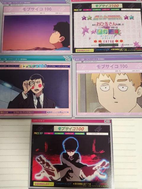 Mob Psycho 100 card merchandise