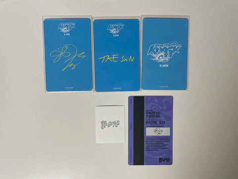 BOYNEXTDOOR Taesan Japan Concert Trading Card Photocards Bulk Transfer