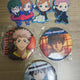 Jujutsu Kaisen Gojo/Yuta Badge & Keychain