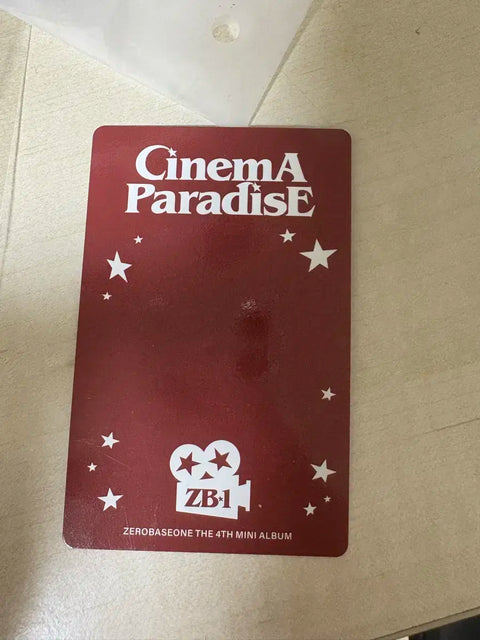 Cinema Paradise Zerobaseone Kim Taerae Kim Jiwoong