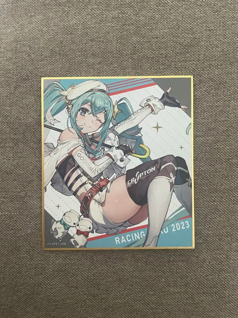 Racing Hatsune Miku 2023 Giao dịch Mini Shikishi