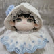 Tủ quần áo búp bê vải cotton 10cm vải gingham Firefly Debut or Die