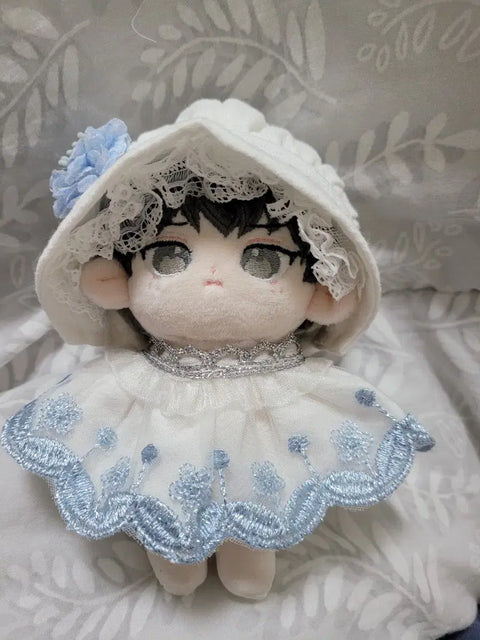 Tủ quần áo búp bê vải cotton 10cm vải gingham Firefly Debut or Die