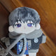 Cotton doll wardrobe 10cm gingham Debut or Die R Lee Know hoodie gray