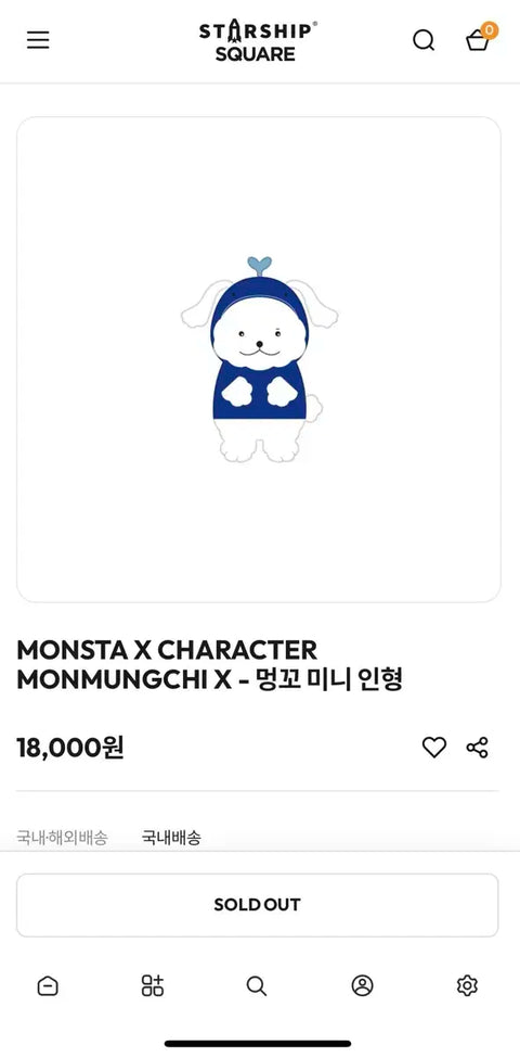 Bán búp bê mini Monsta X Monmungchi Meongkko.