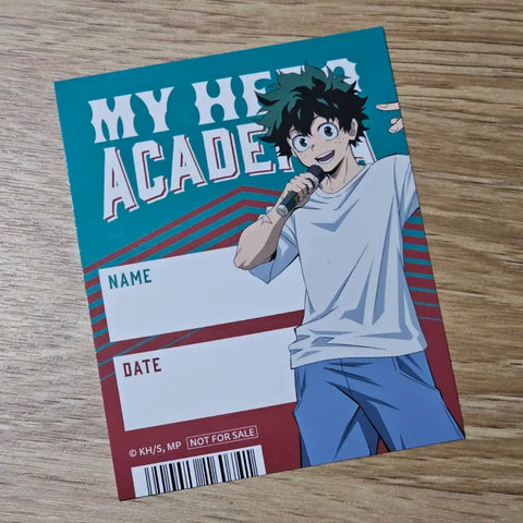 My Hero Academia (HeroAca) Animate Fair Benefit Izuku Midoriya Sticker Transfer