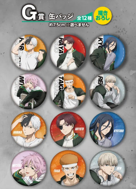 Wind Breaker Kaji Can Badge G Prize