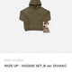 Rise Eunseok Pop-up Hoodie Khaki + Photocard Transfer Sale