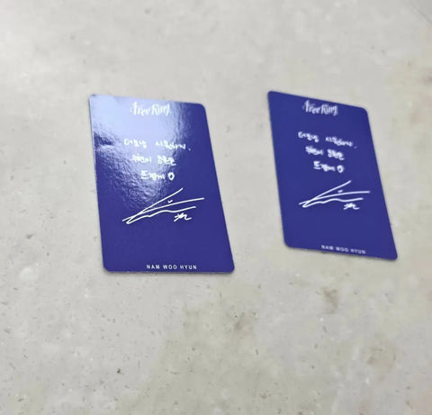 Nam Woo-hyun Tree Ring Music Core Broadcast Attendance Photocard Set