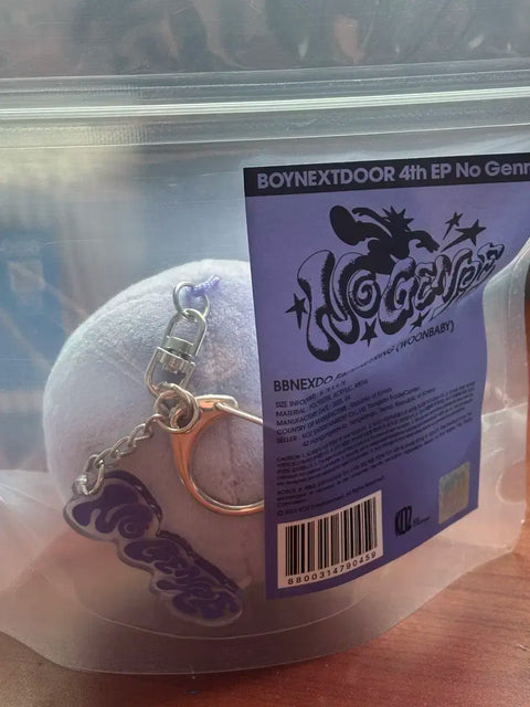 BOYNEXTDOOR Bonedo Ppunekdo Face Keyring Woonagi Grape Dot