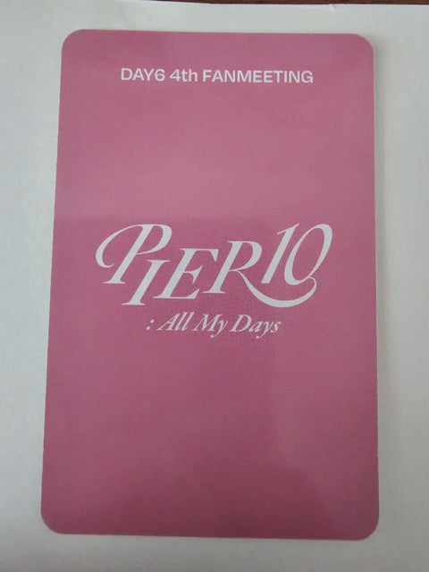 DAY6 Sungjin pier10 fan meeting entrance poca