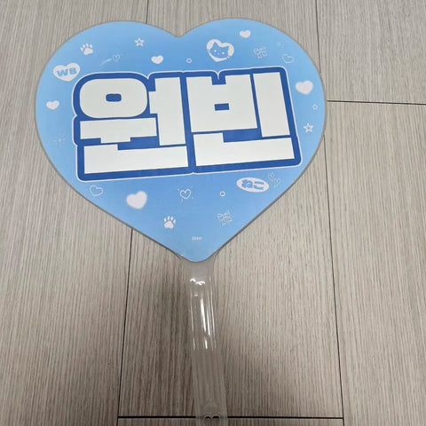 Selling Rise Wonbin Uchiwa and Slogan.