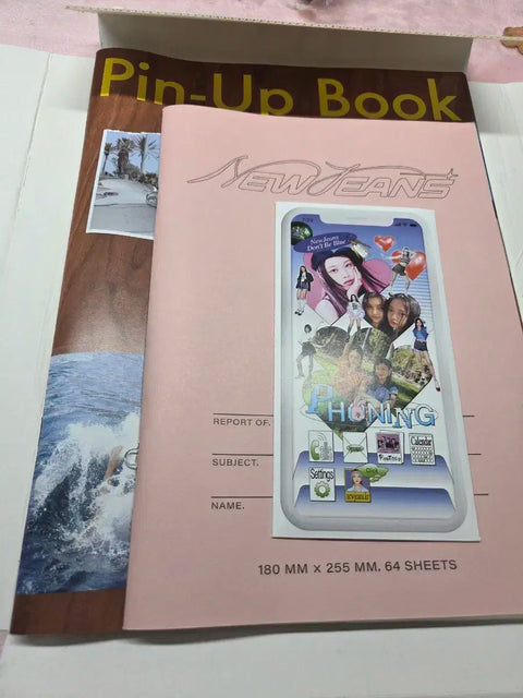 Bán gấp/Gói) Album Bluebook NewJeans phiên bản Hyein + Gói thẻ ảnh