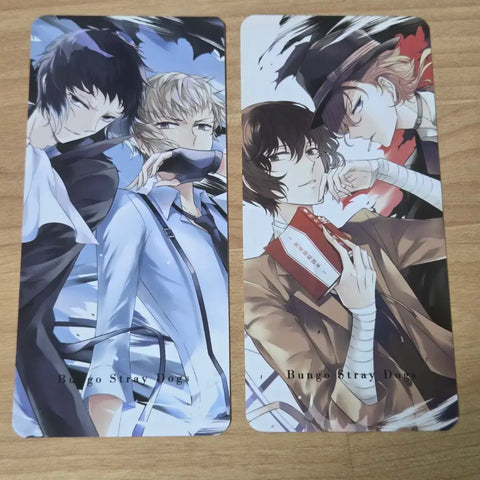 Bungo Stray Dogs Akutagawa Atsushi Chuuya Dazai card texts for sale.